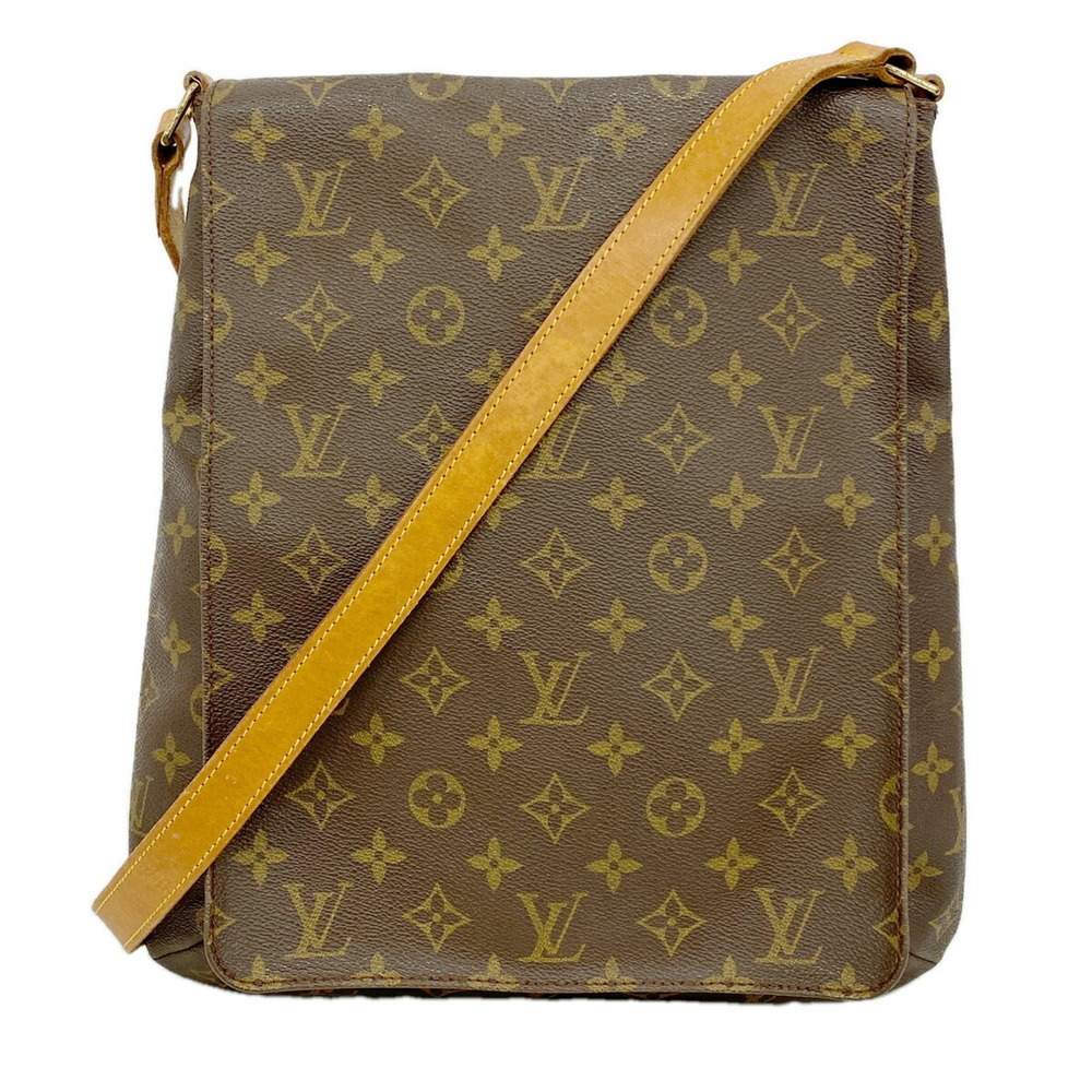 Louis Vuitton Monogram Musette Shoulder Bag M51256 Brown Women's